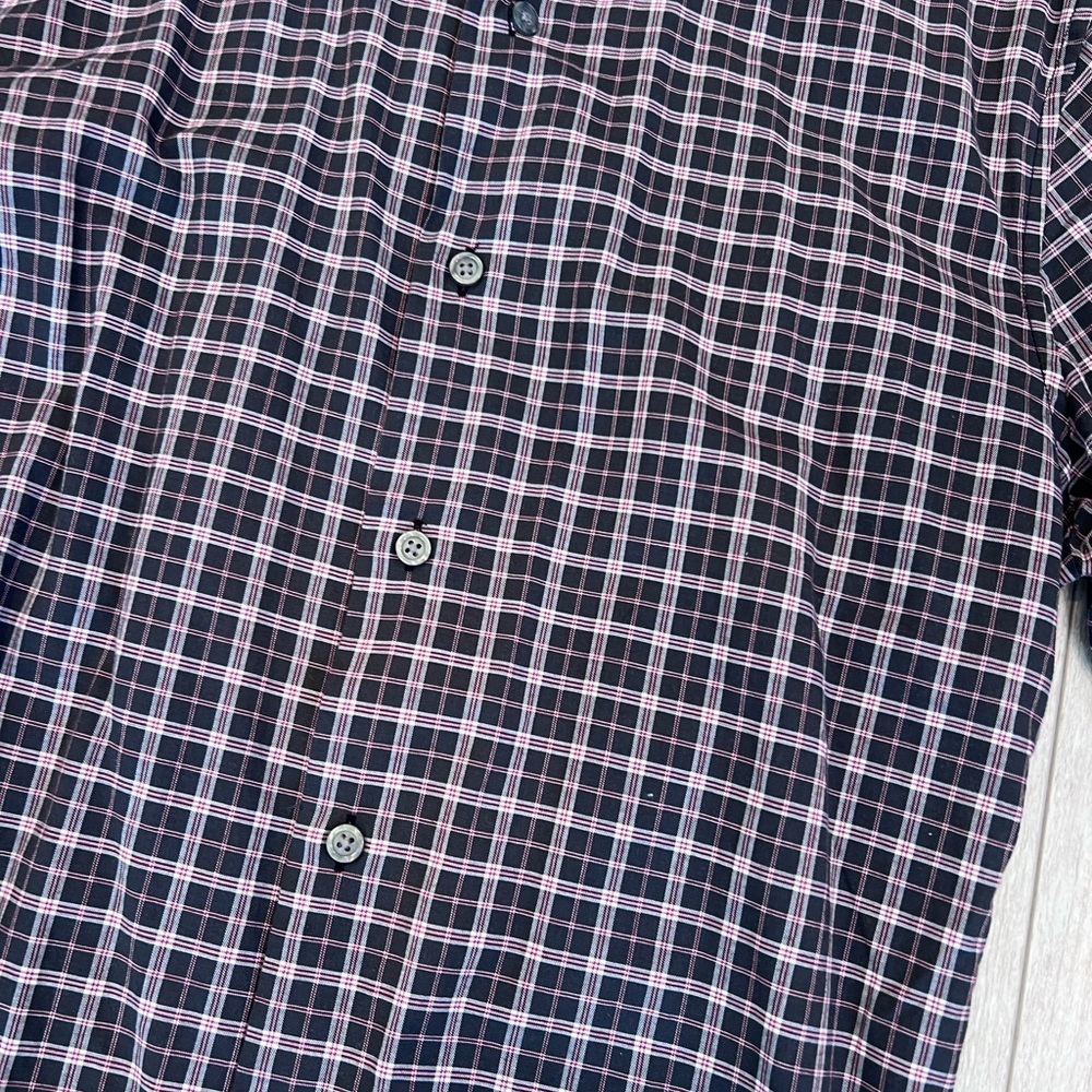 John Varvatos Plaid Button-Down Shirt | Men’s Long Sleeve Size Small - Picture 2 of 4